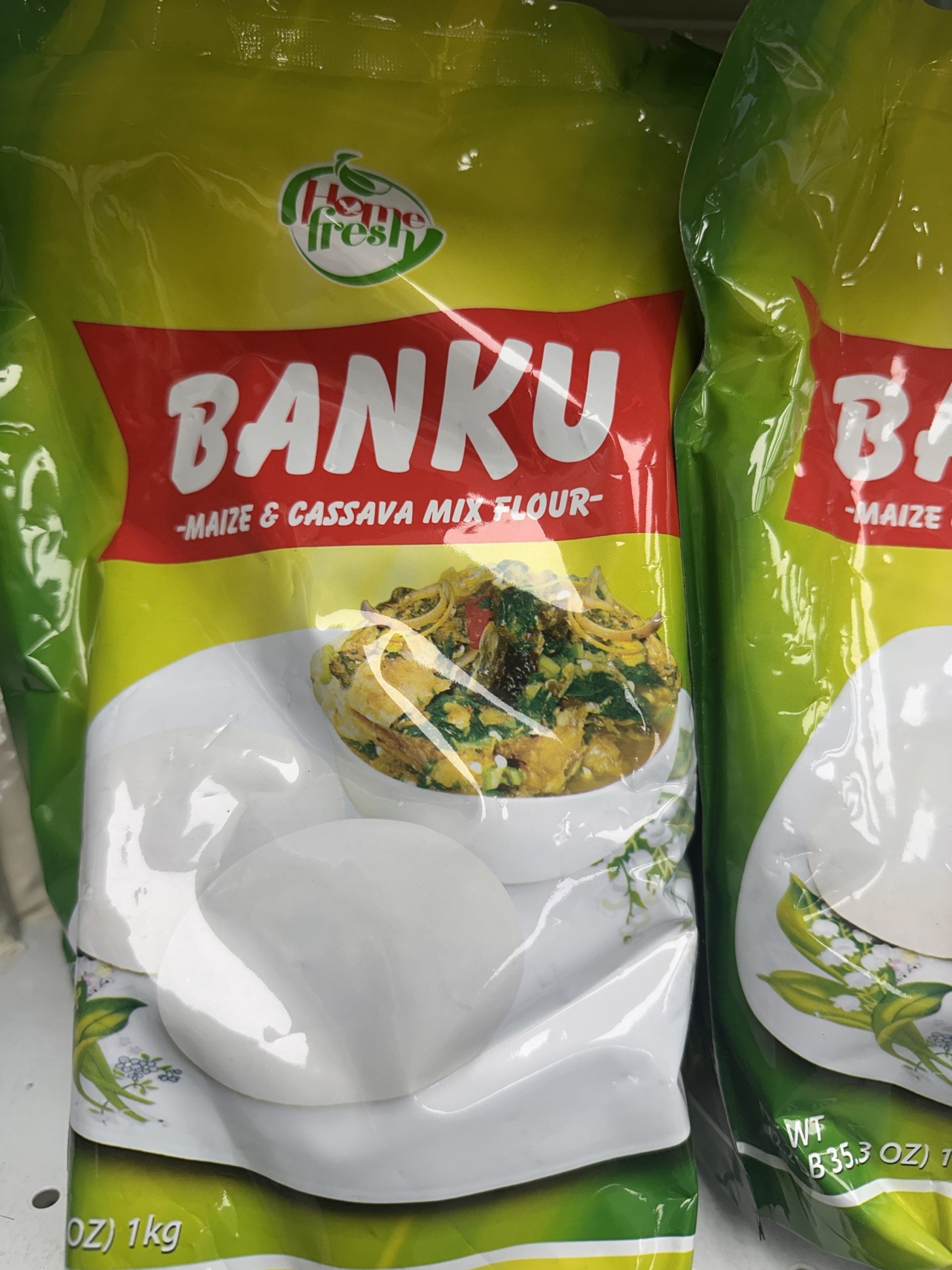 Banku Mix- Maiza and Cassava Flour-1kg