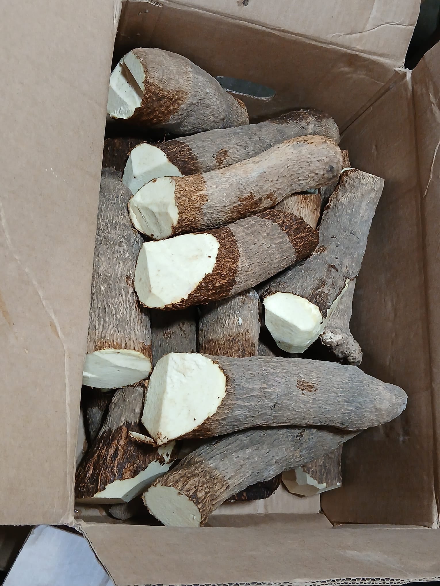 Cut yam