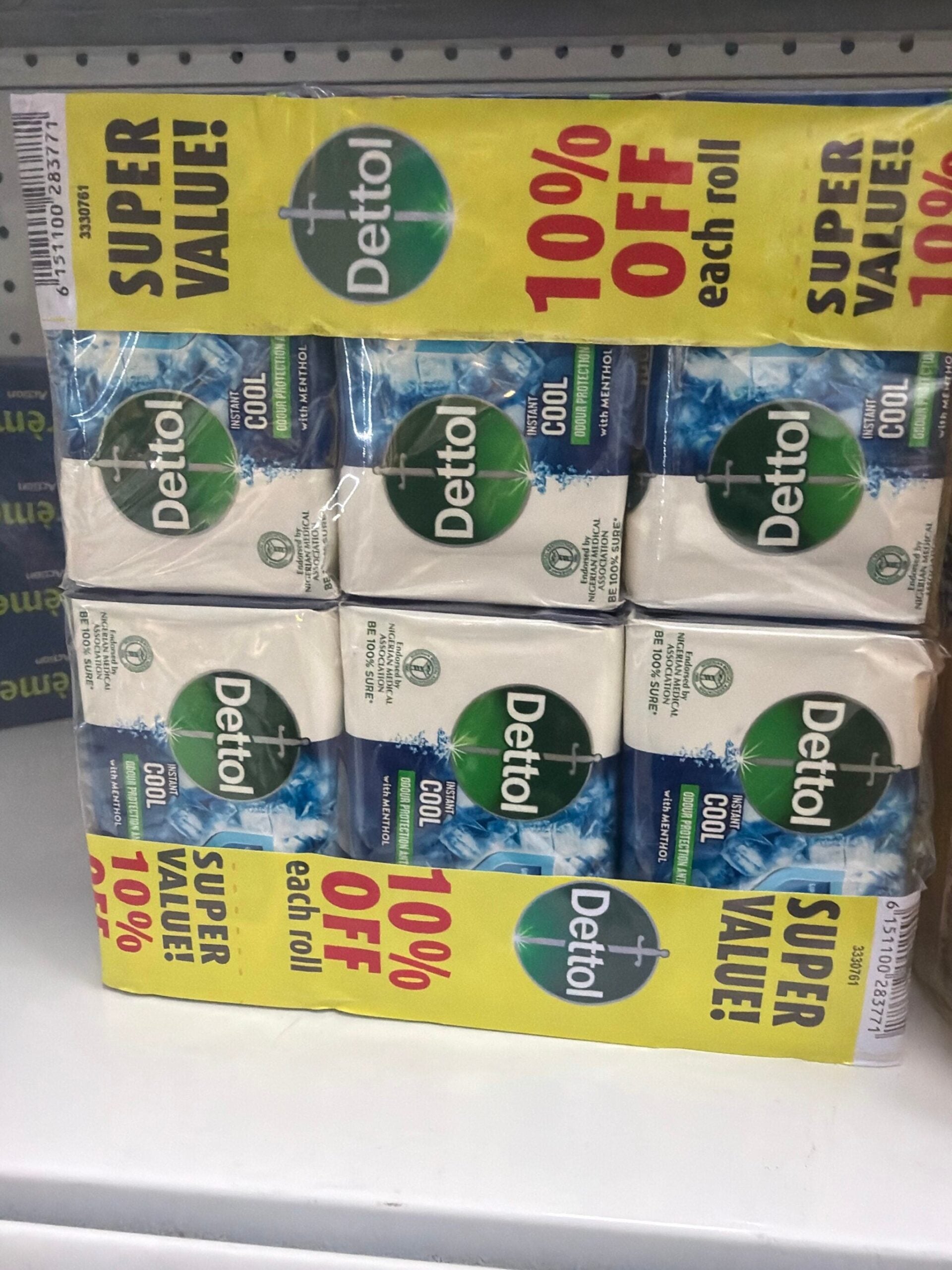 Dettol Cool Soap ( pack of 6)