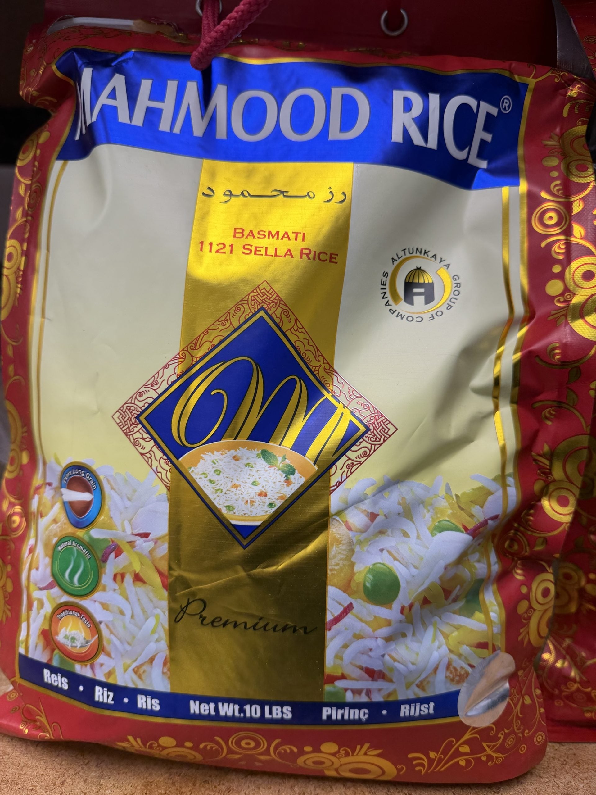 Mahmood Basmati Sella Rice-10LBS